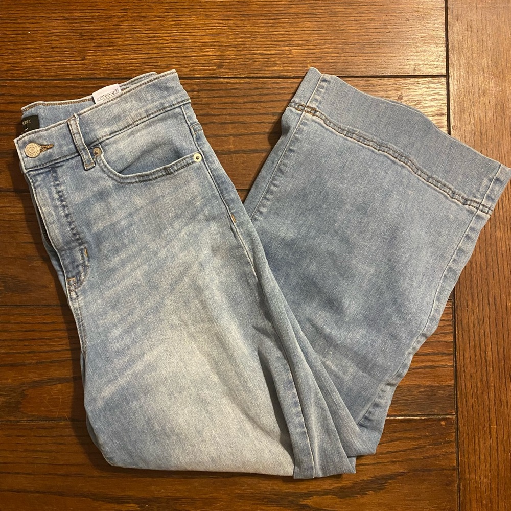 cropped Wide leg jean